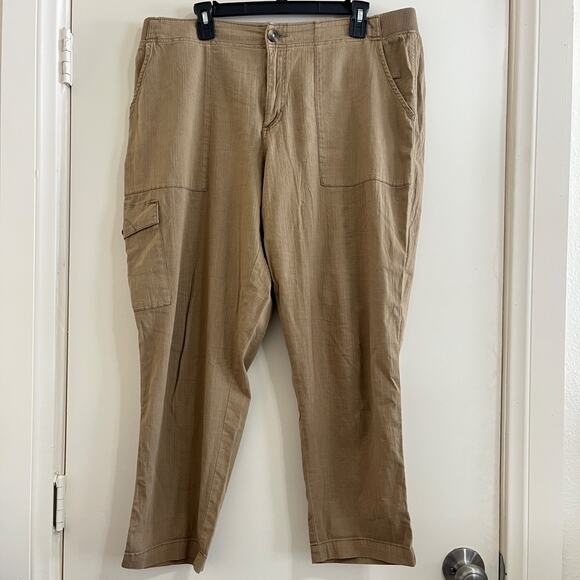 Sonoma Goods For Life Cargo Pants Womens Size 16 Utility Gorpcore Grunge Resort. - Picture 1 of 9